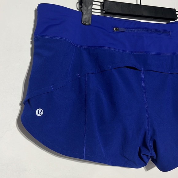 Lululemon Speed Up Short 2.5” Larkspur Size 12 - Picture 7 of 8